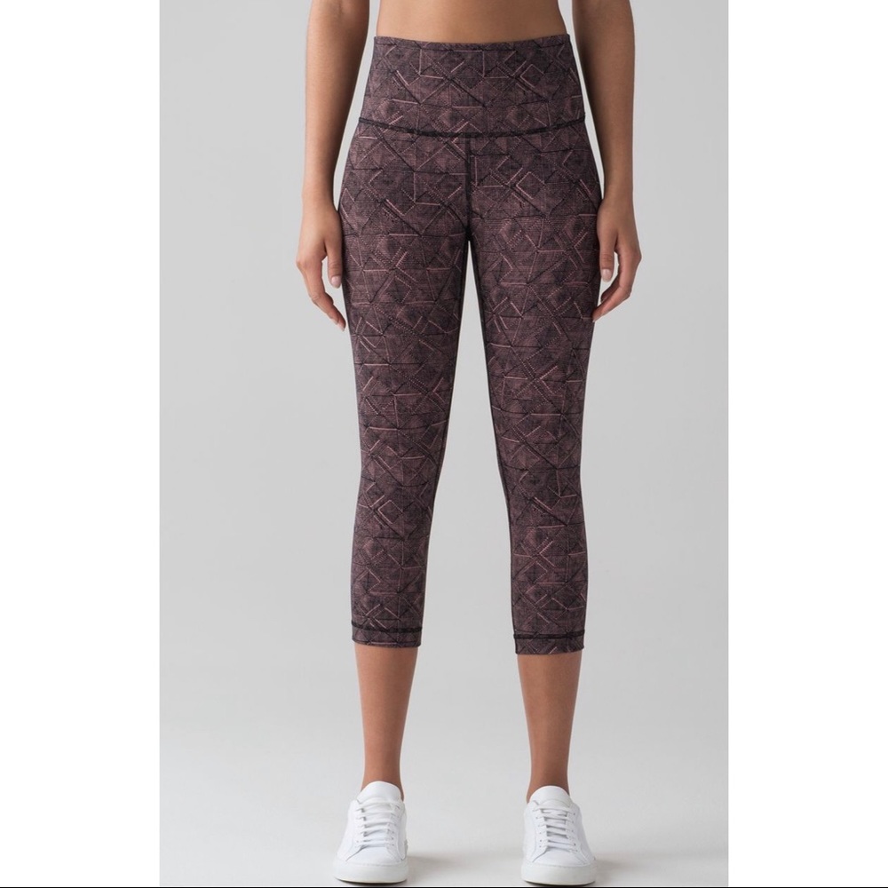 Lululemon Wunder Under Crop 21” HR Size 4 NWT - Picture 4 of 8